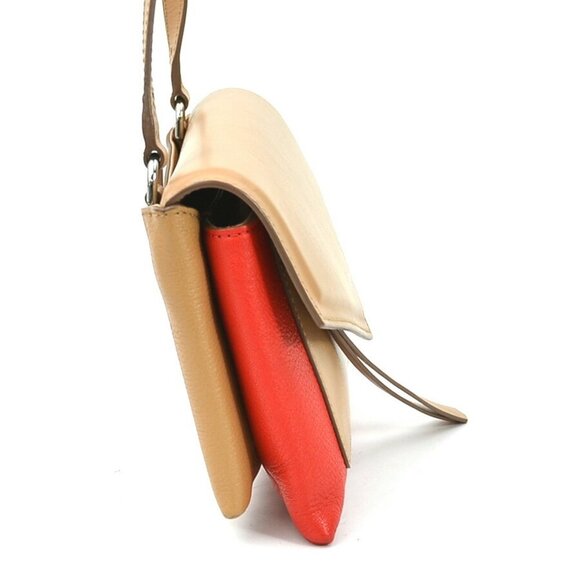 GIVENCHY Red Leather Shoulder Bag - Picture 2 of 5